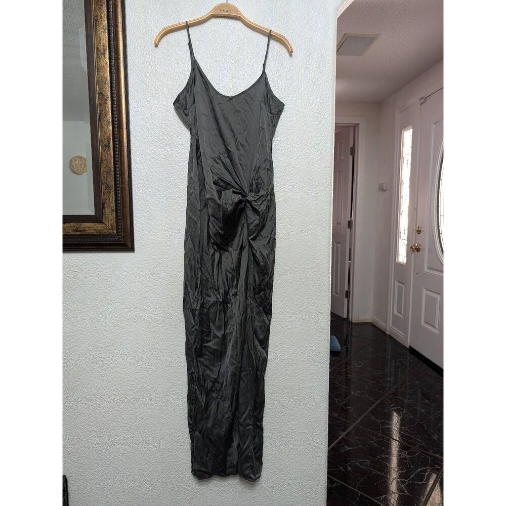 Skims high slit silk long dress size small - Picture 2 of 8
